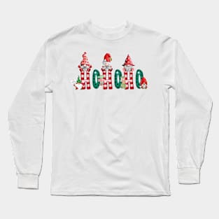 Ho Ho Ho gnome christmas Long Sleeve T-Shirt